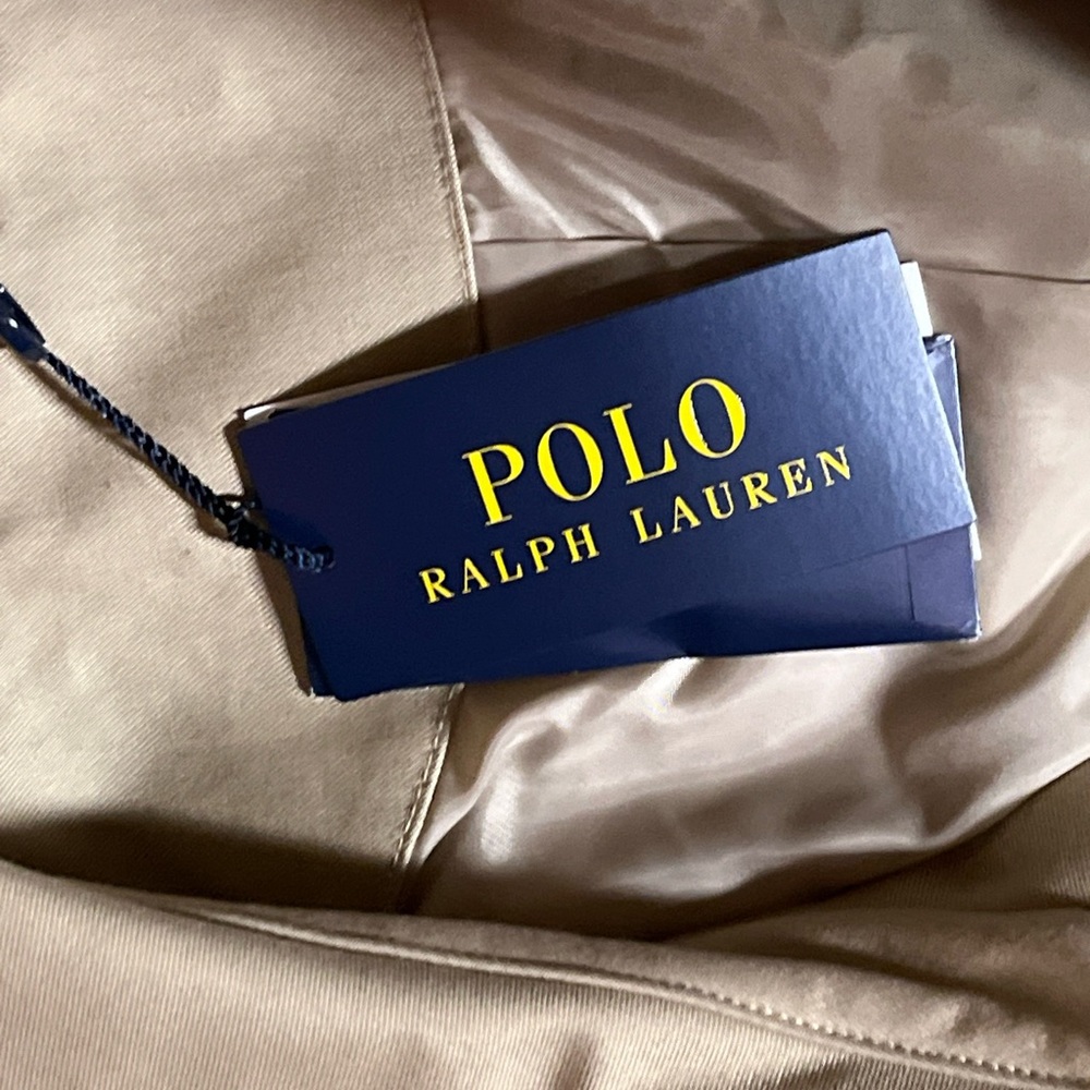 Ralph Lauren Men's Beige Cotton Gabardine Trench Coat Size XLarge XL Ret… - Picture 9 of 16